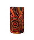 Aboriginal Art | Porcelain Vase | Theo Hudson